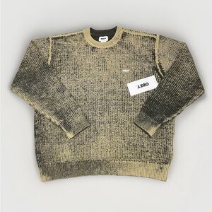 NWT Obey Spray Effect Men’s Sweater- Size Medium